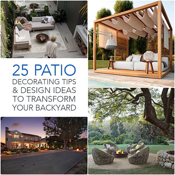 25 Patio Decorating Tips Design Ideas, Outdoor Patio Design Ideas Photos